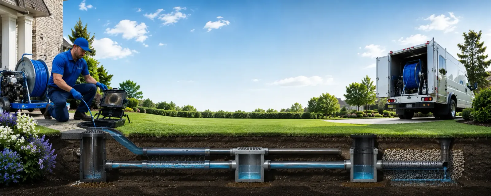 Outdoor drain cleaning information for Garber, IA